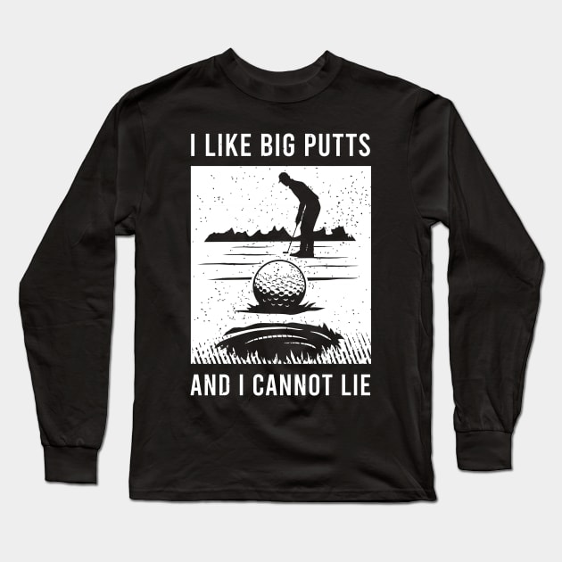 Funny Golf Clothing For A Golf Player Long Sleeve T-Shirt by AlleyField